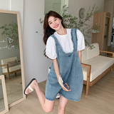 现货牛仔背带裤750-P115-K168套P155-控218，女装连衣裙，2C007