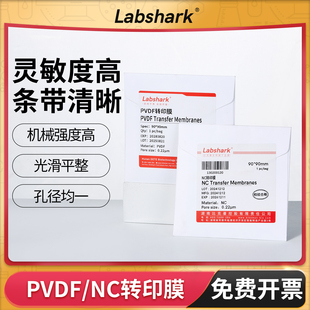 Labshark转印膜PVDF膜NC膜0.22 0.45μm蛋白耗材WB免疫实验室90mm