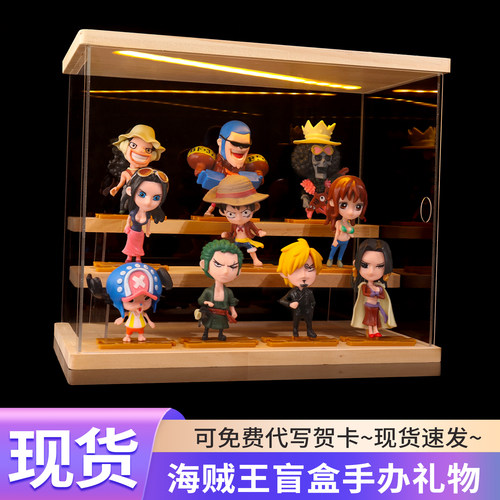 海贼王路飞手办动漫盲盒公仔电脑桌面机箱小摆件电竞房间装饰桌摆