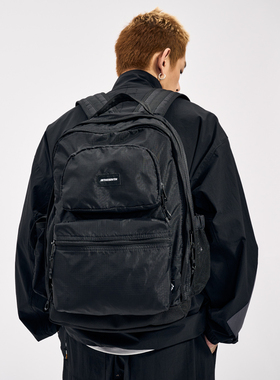 轻便防水大容量双肩包男潮牌日系电脑背包女大学生书包高中初中生