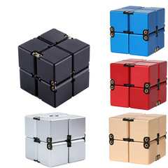 美国infinity cube无限魔方 手指减压神器铝合金口袋方块益智玩具
