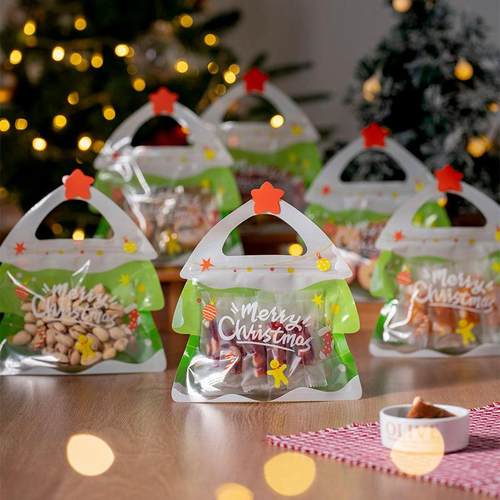 可手提自封袋密封袋圣诞礼品