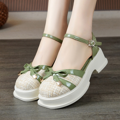 夏季新款凉鞋女外穿平底包头凉鞋