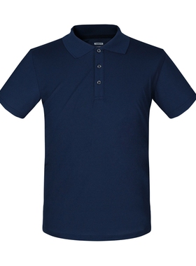 探路者短袖T恤男春夏户外运动速干透气超薄翻领polo衫TAJH81005