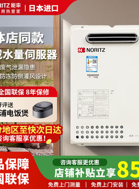 NORITZ/能率GQ-16D2AW/GQ-1639WS-1燃气热水器室外机防冻恒温16升