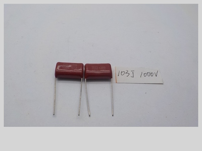 (10个）CBB21高压薄膜电容器 1000V103J 10NF 0.01UF