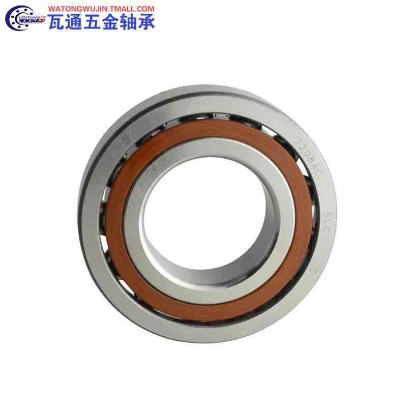 角接触球轴承7204ac 7204ac-2rz/p4 dbb配对轴承橡胶密封机床主轴