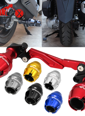 适用本田ADV/PCX150/125改装配件PCX160排气管防摔球棒前轮保护杠