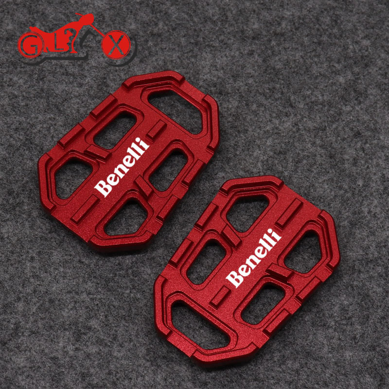 适用贝纳利502C幼狮500 752S改装配件前后脚踏加宽防滑垫加大踏板