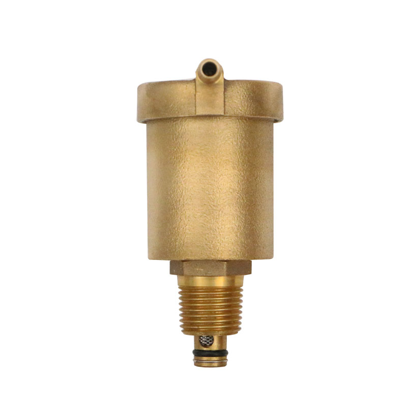 埃美柯728黄铜自动丝口排气阀 直排式放气阀dn15(4分)1/2专卖店