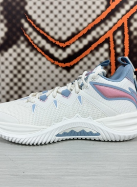 李宁新款反伍BADFIVE暴风男子轻量高回弹篮球外场鞋ABFV033