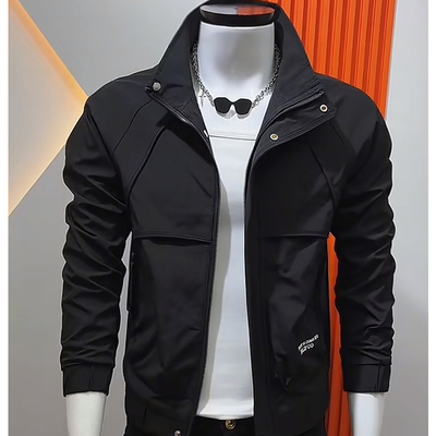 春秋新款男士夹克外套时尚修身潮
