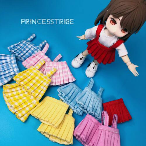 多色背带裙美结猪黏土