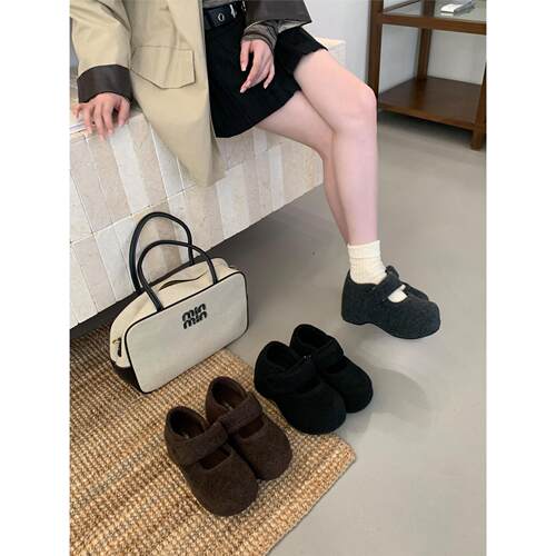 SHOE-REN内增高勃肯鞋女