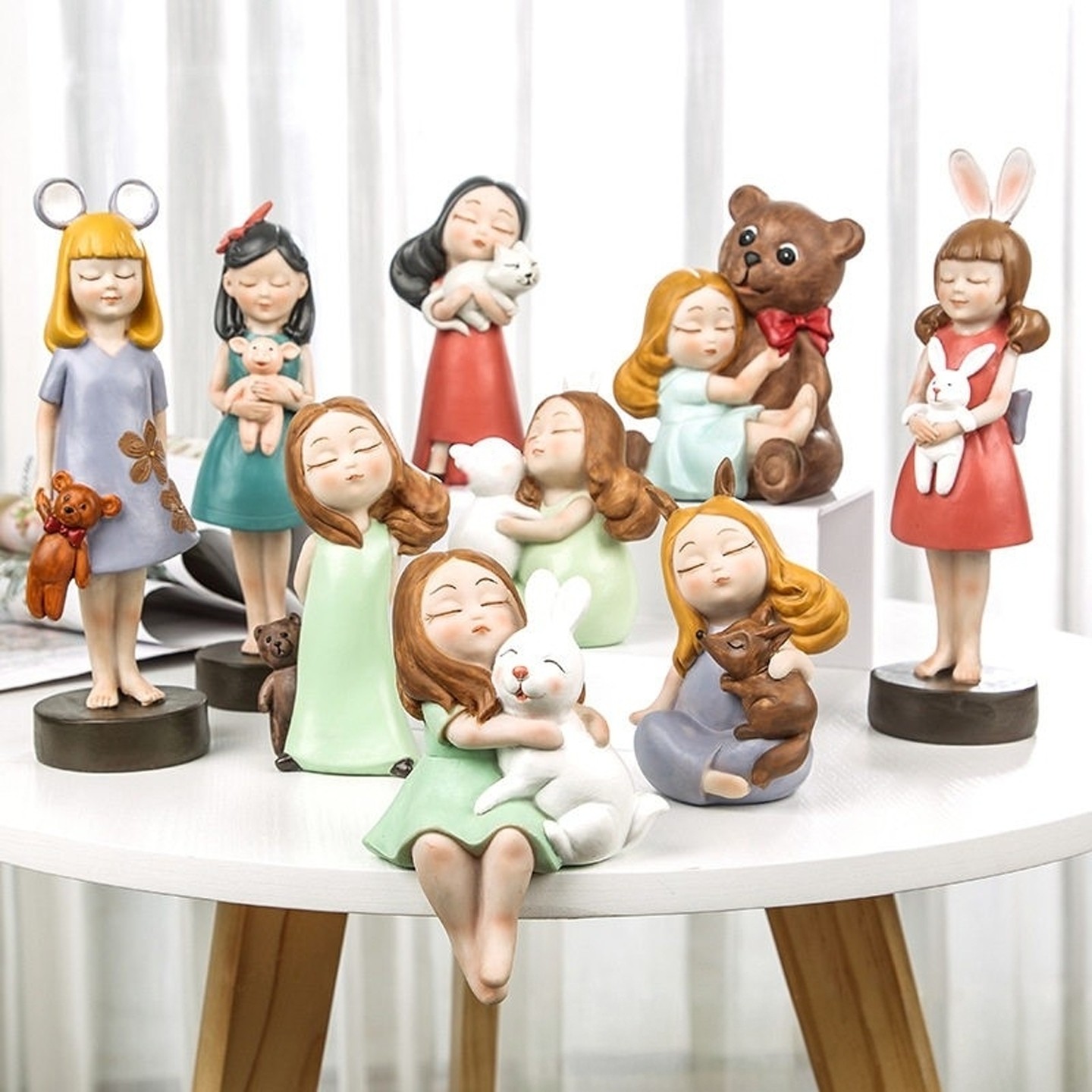 北欧可爱少女心客厅装饰摆件电视柜酒柜工艺品儿童房摆设生日礼物,家居饰品,装饰摆件,淘宝优惠券,粉丝福利购,淘宝优惠卷