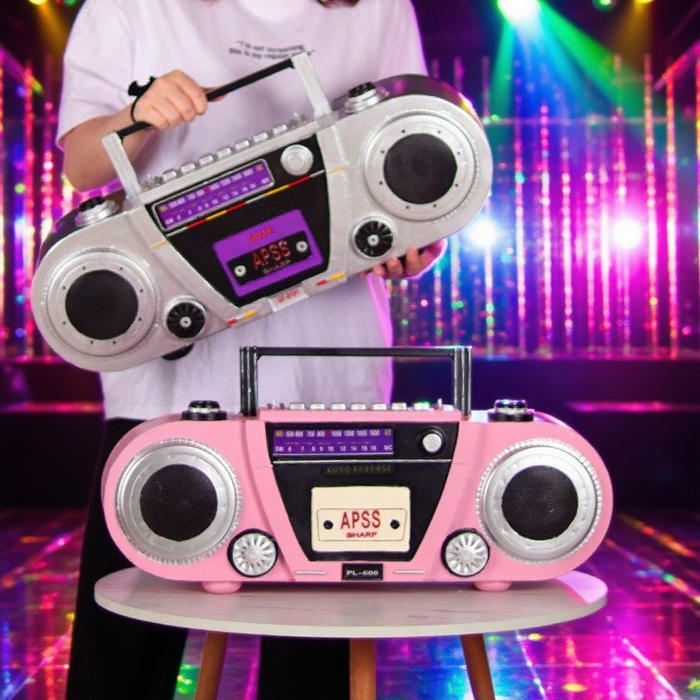 老式磁带录音机摆件708090年代卡带收音机模型古董舞蹈走秀道具
