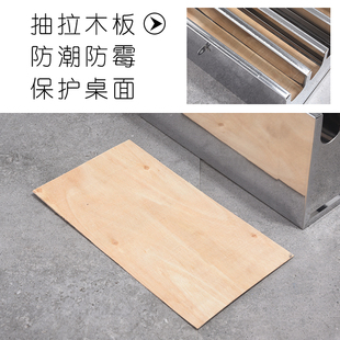 不銹鋼刀架廚房置物架帶鎖刀箱帶蓋大刀座刀具收納菜刀盒