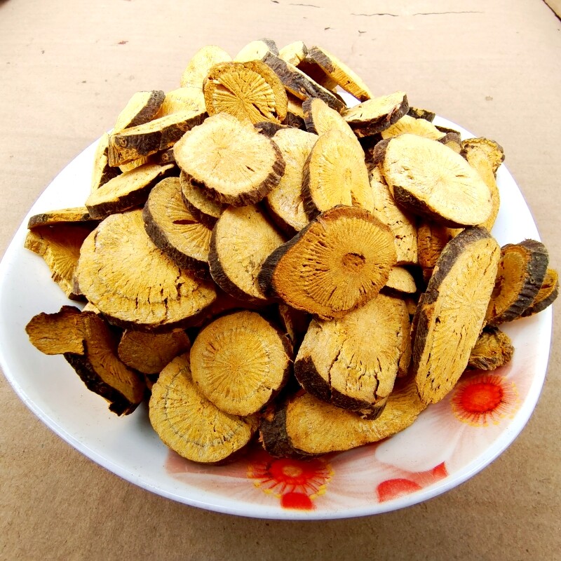 贵州精选中药材虎杖根花斑竹黄地榆酸汤杆大虫杖虎杖肉根切片晒干