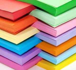 a4彩色打印用纸红色卡纸80g粉色复印纸手工折纸100张彩纸 包邮