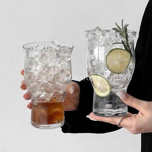 中古大容量玻璃咖啡杯果汁杯