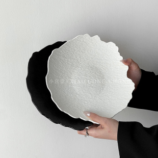 特别好看的陶瓷果盘零食摆放盘糖果盘子客厅茶几家用水果盘干果盘