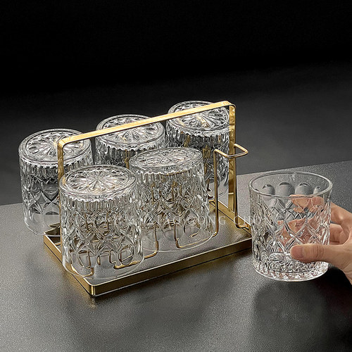 高颜值威士忌酒杯套装家用玻璃杯