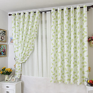 028定制成品窗帘特价 处理客厅阳台宿舍飘窗短帘温馨半遮光遮阳