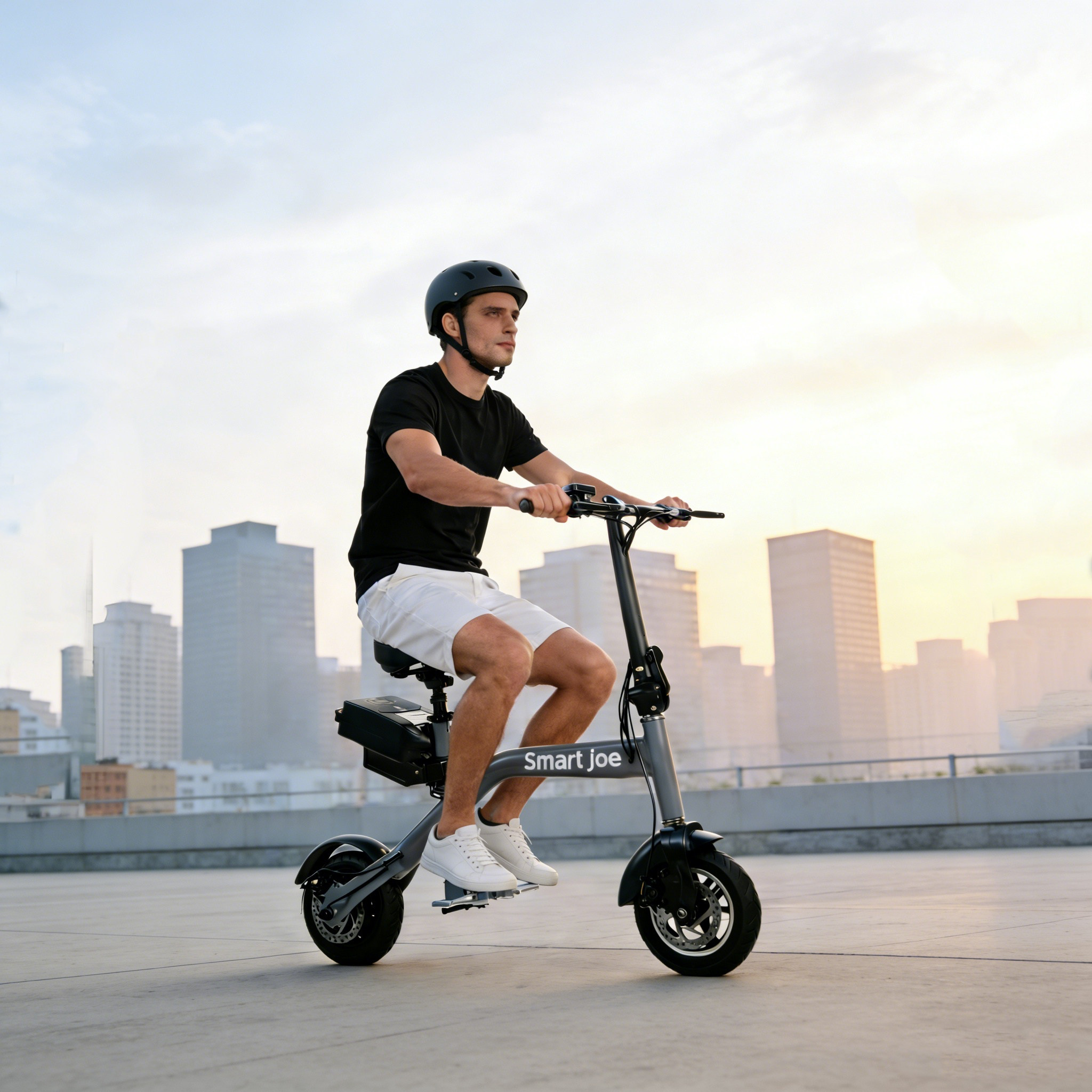 超轻便携电动车小型可折叠成人代步上班滑板车迷你女士代驾电瓶车