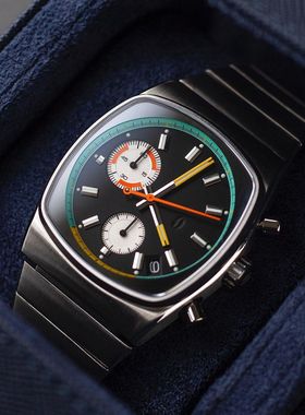 美国代购Brew Metric Retro 小众复古潮流时尚男女混动方形手表