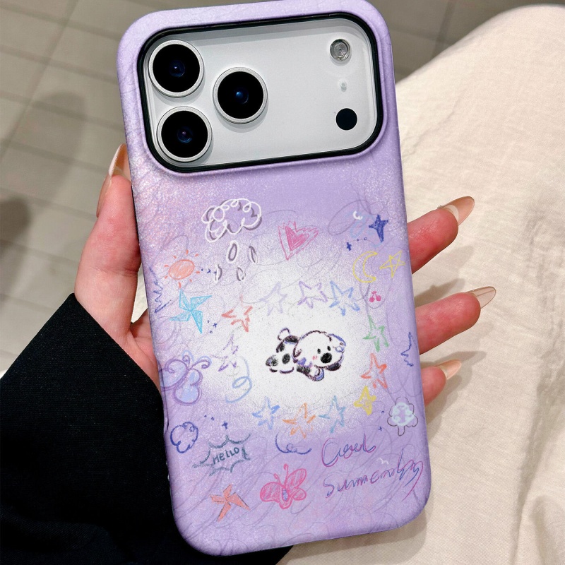 ins风复古油画小狗适用iP