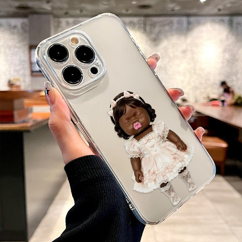 适用苹果17Promax手机保护壳情侣娜塔莎15男女iphone16矽胶13全包11新款14防摔12透明8软plus高级xs网红好看