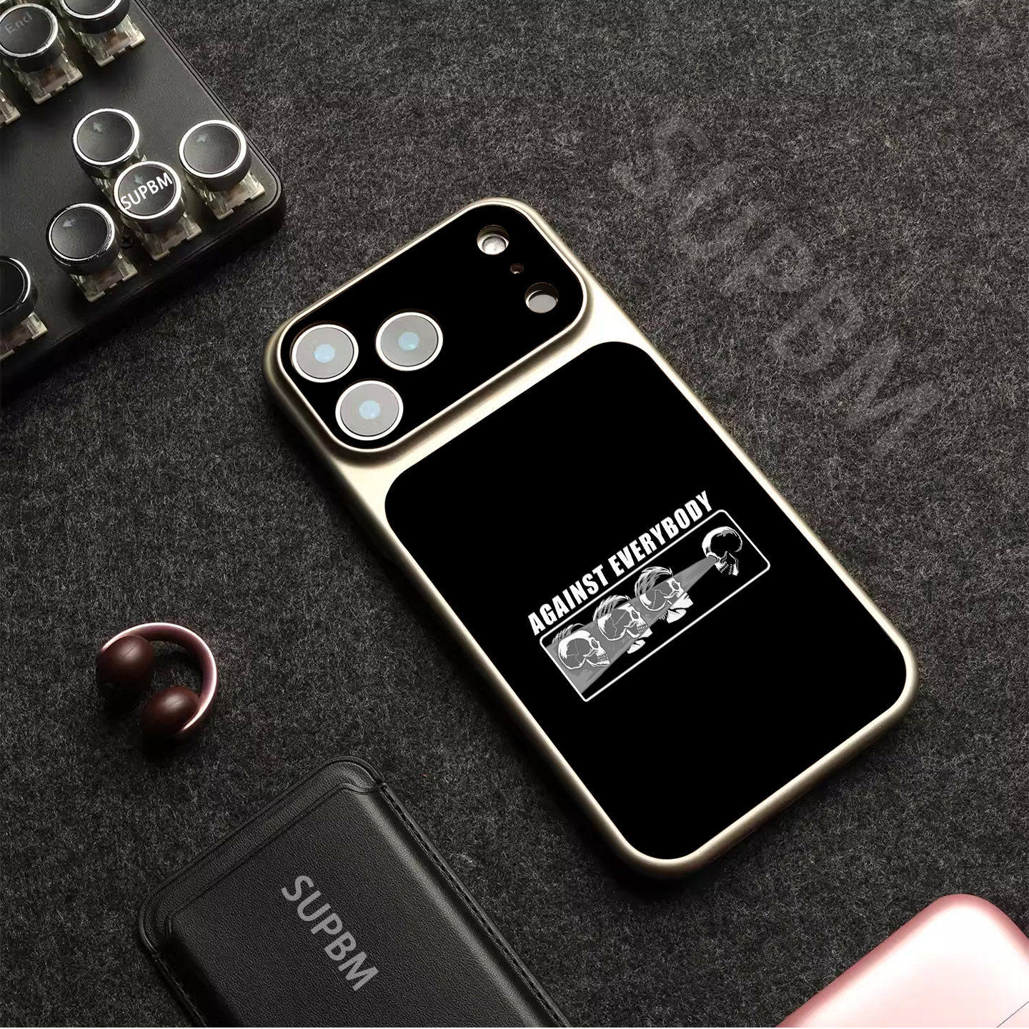 黑骨无畏磁吸适用苹果17手机保护壳秒变17Pro新款iphone17ProMax超火Air巨好看16小众独特15全包14Plus男13保