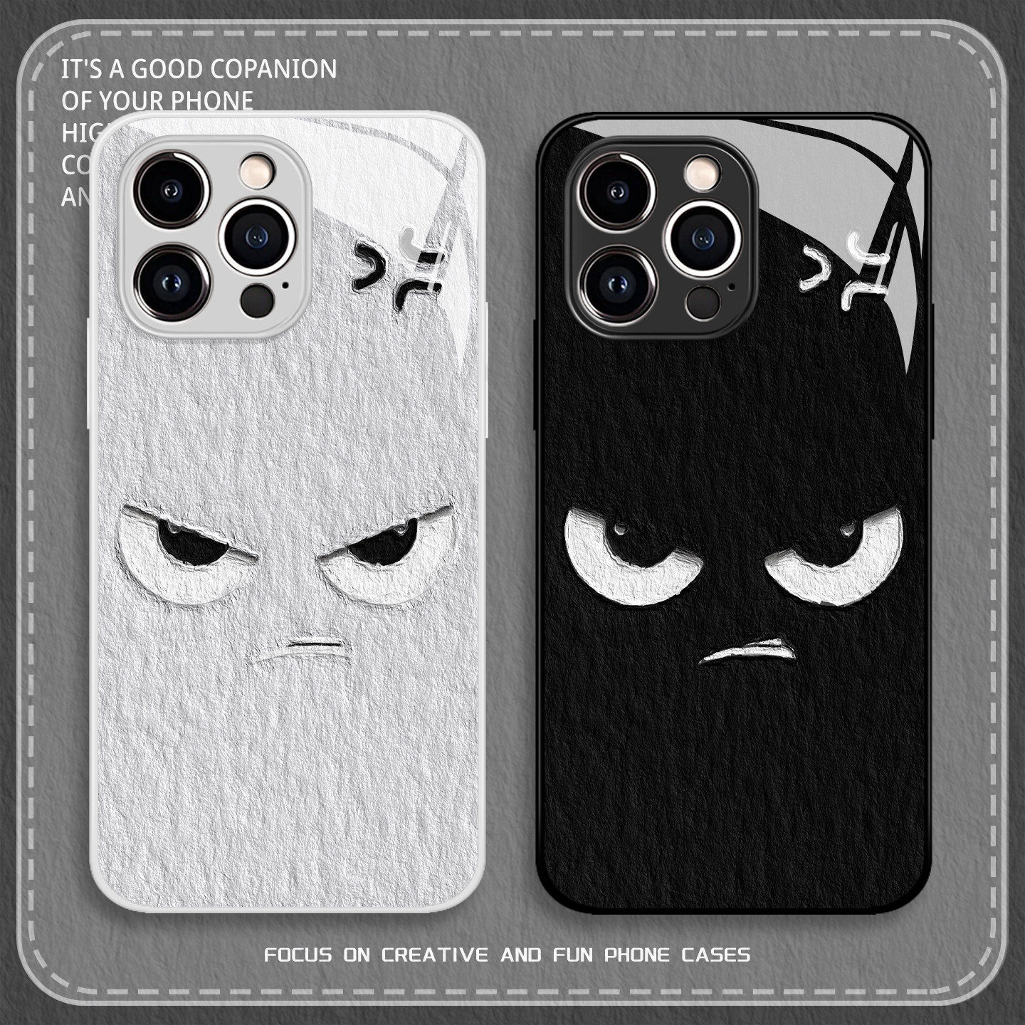 油画凶凶表情手机壳适用华为pura80promax情侣mate70pro趣味p50/p60/nova15ultra/14/13/12新款11/10/40/30/9