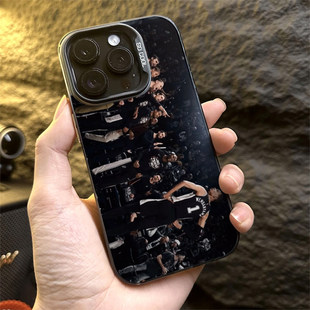 NBA篮球17马刺6瓦塞尔手机保护壳iPhone12/13/14Promax全队苹果磨砂8plus文斑名场面压克力保护套球个性星卡
