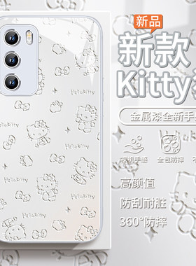 蝴蝶结凯蒂猫适用opporeno15手机壳小米17Kitty猫vivox300pro韩系ins风findx9少女心红米k90可爱s50潮牌s30女