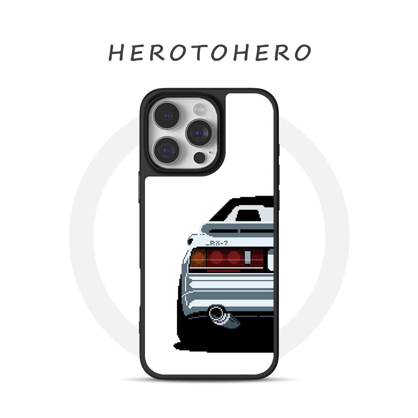 RX-7像素风 适用苹果华为手机保护壳17promax磁吸iPhone16新款简约15日系汽车14小众个性13男生高级12手机保