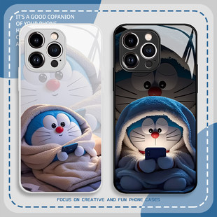 被窝哆啦A梦手机保护壳适用华为pura80卡通mate70pro趣味p50可爱p60/nova15ultra/14/13/12新款11/10/40/30/9