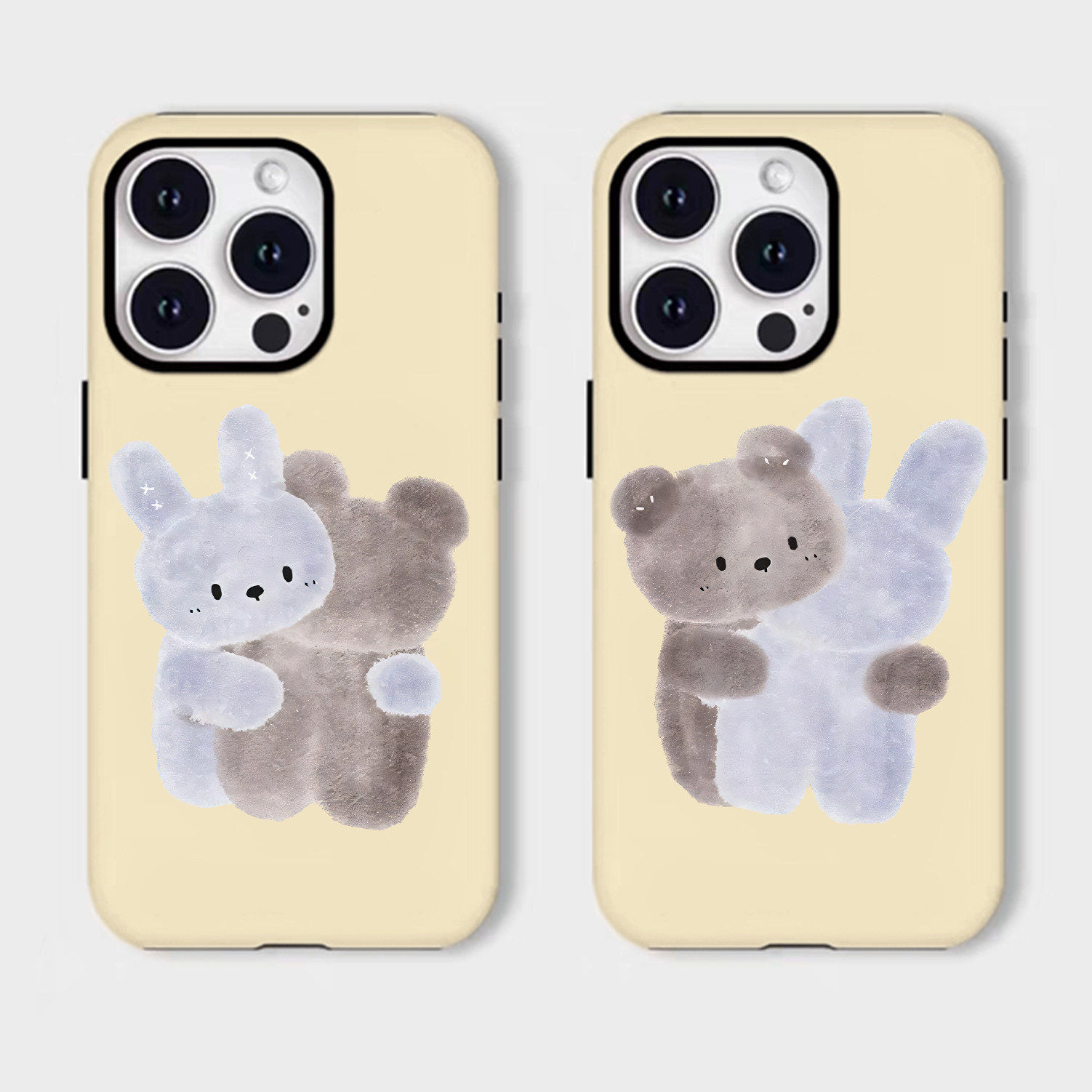 熊兔贴贴适用iphone17pro