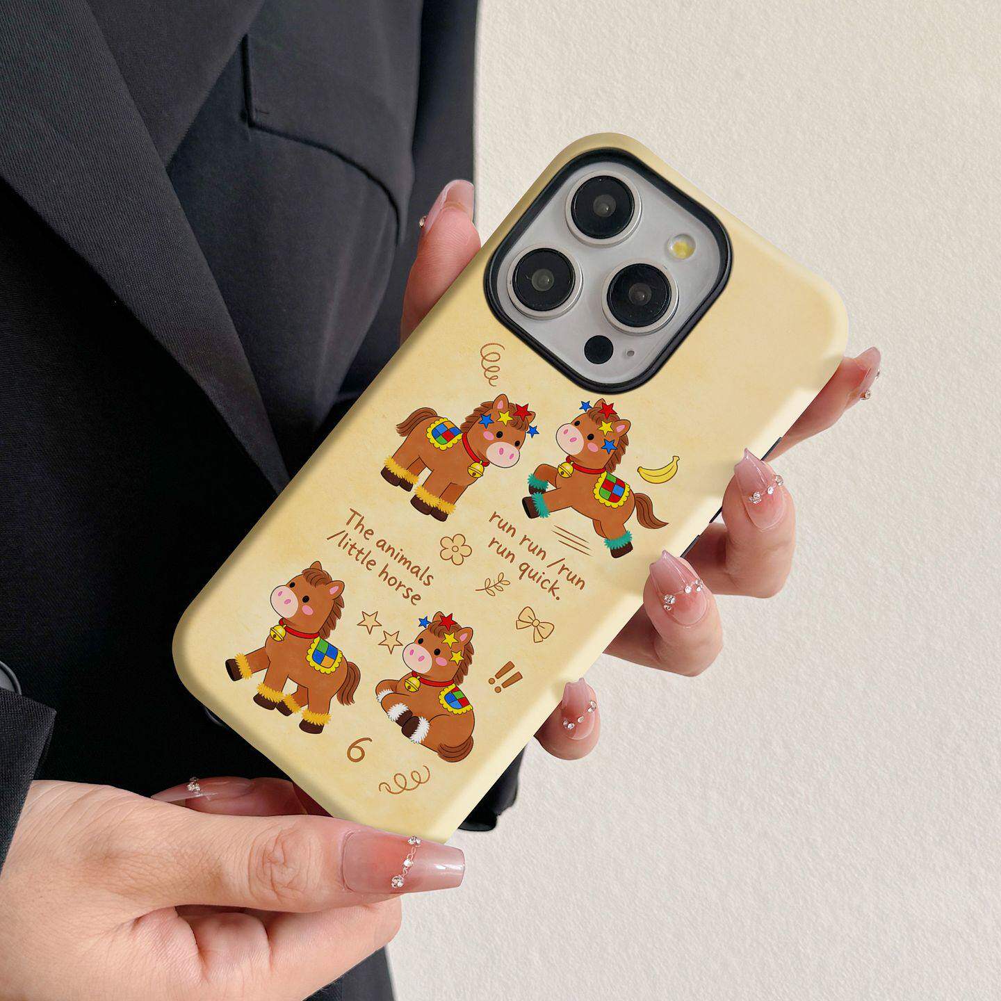 萌马百态适用苹果iPhone17华为Pura80小米oppo红米vivo荣耀一加手机壳16Promax马年15新年14春节13女12男11潮