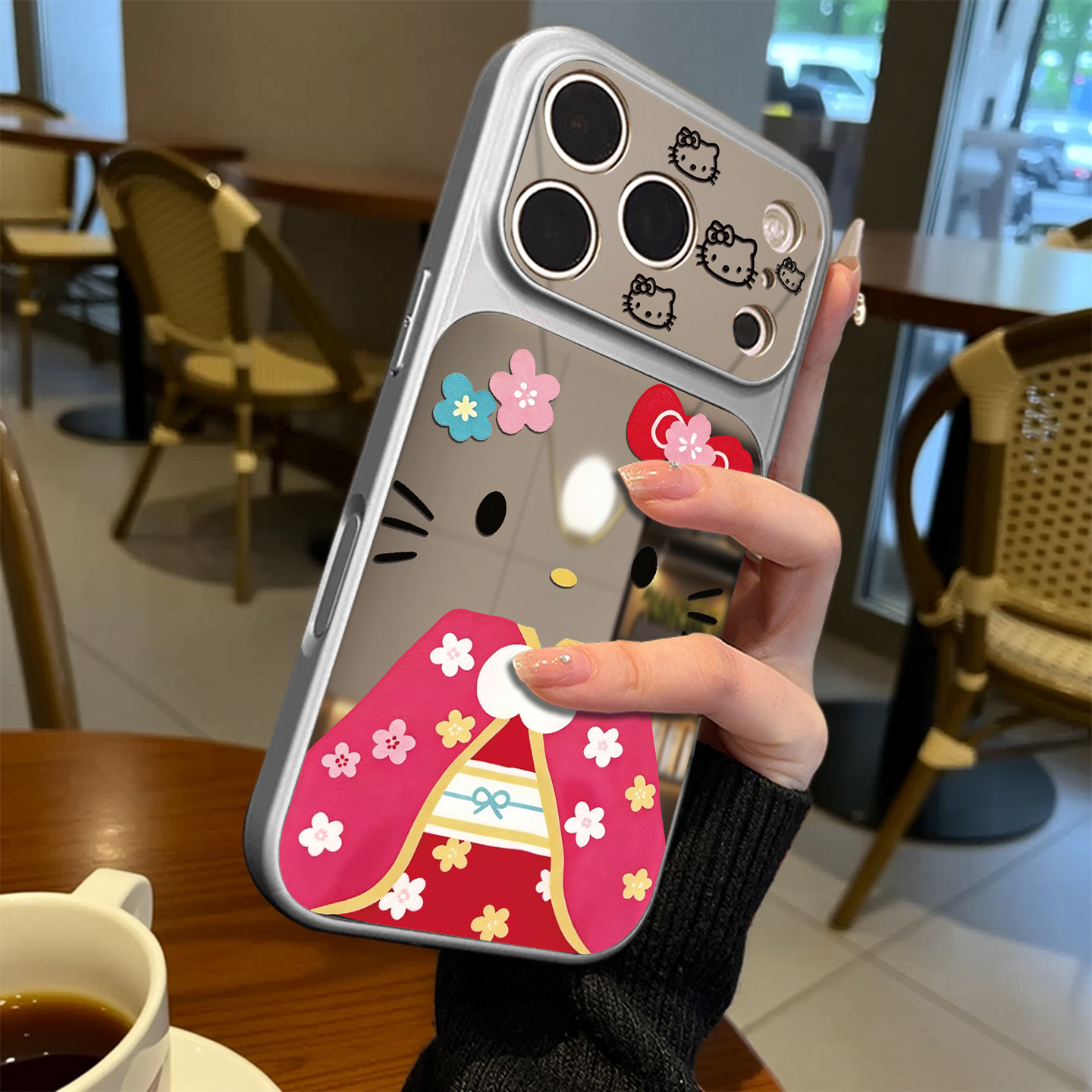 花裙子小猫适用苹果17pro