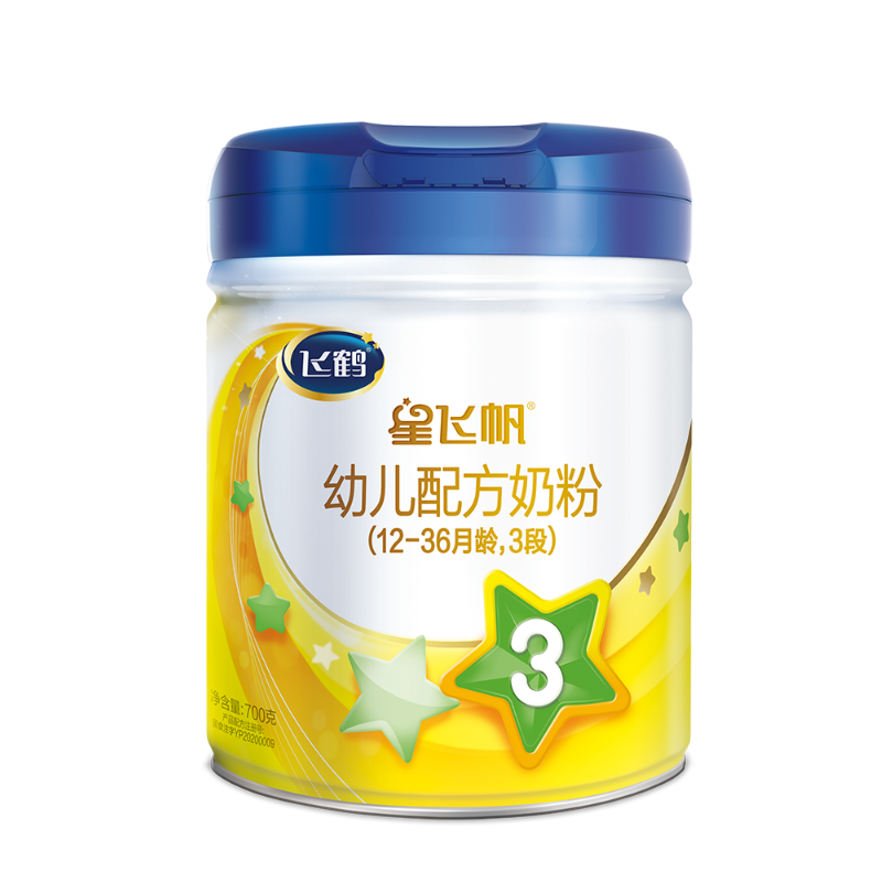 飞鹤3段星飞帆幼儿配方奶粉 700克/罐 适用12-36个月怎么看?