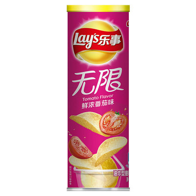 乐事 Безлимитный вкус свежих томатов, банка 104 г.