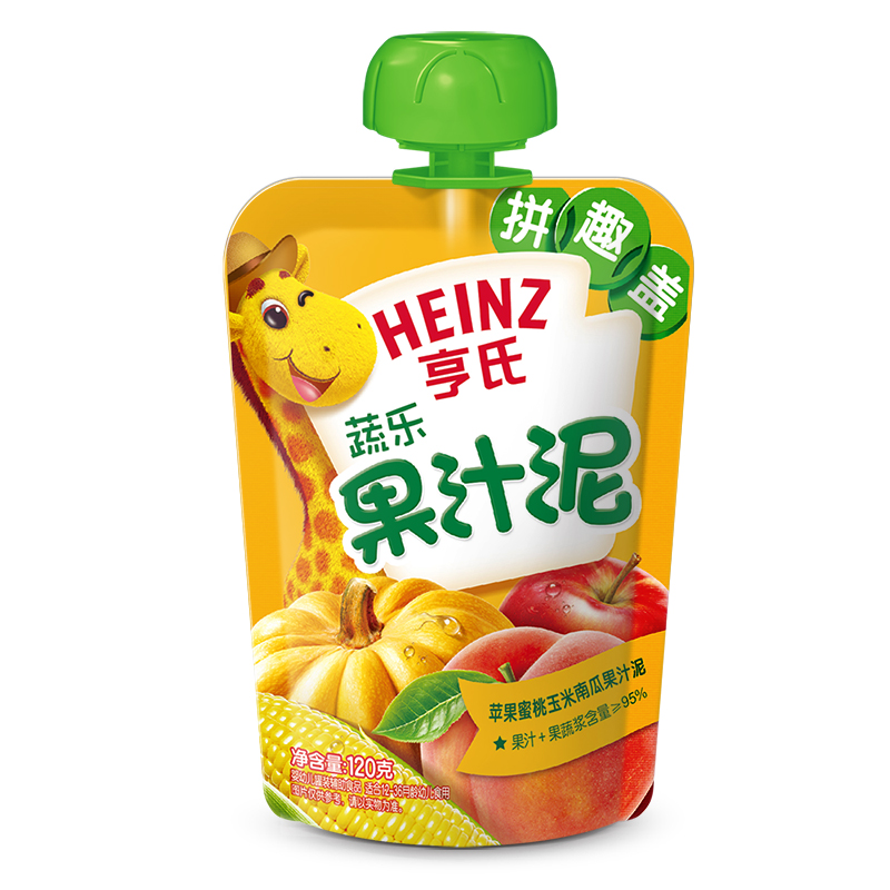 Heinz 2+2 juice mud(Apple honey peach Corn Pumpkin  120g/ bagin the Milk powder/Food supplement/Nourishment/Snacks , Infant food supplement , Rice flour/Rice cereal/Soup porridge  category - from Buy2taobao.com to provide professional Taobao agent buy service