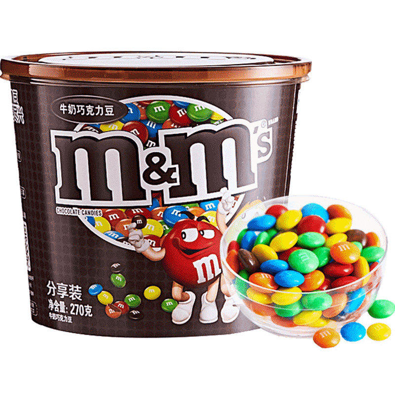 m&ms 分享装牛奶巧克力豆 270g/桶|ruв категории закуски/орехи/специальность, шоколад, шоколад - от Buy2taobao.com для оказания профессиональной услуги покупки агента Taobao
