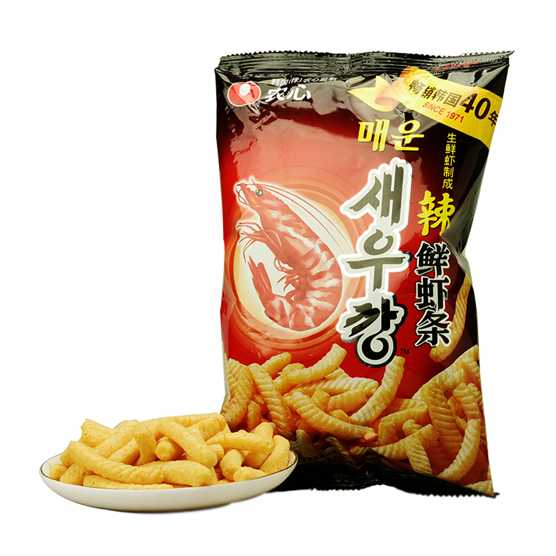 农心辣鲜虾条 90克/袋