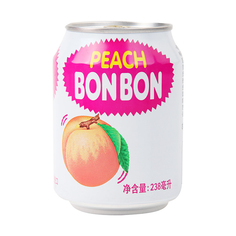 海太桃果粒果汁饮料 238ml/听 韩国进口