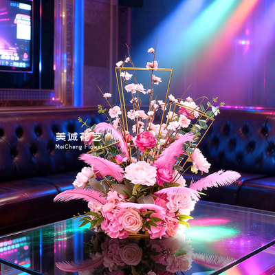 KTV摆台花酒店桌花仿真花摆件