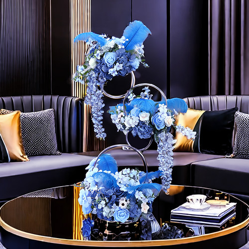 酒吧KTV包厢仿真花桌面摆花摆台
