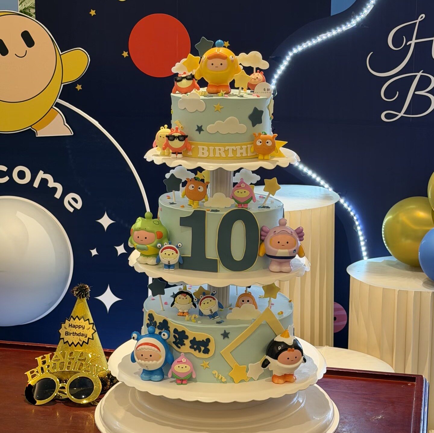 多层蛋糕男孩女孩10周岁蛋仔星星人我的世界疯狂动物城上海同城送