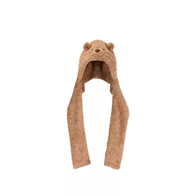 英国Jellycat巴塞罗熊连帽围巾一体毛绒帽子围脖生日礼物送礼2026